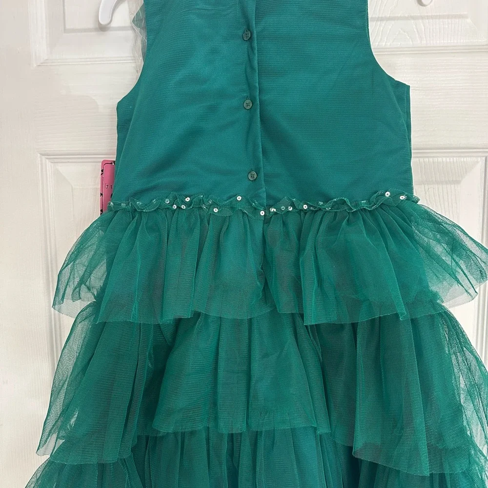 🆕Btween Girls Tulle Dress & Hair Clip Set